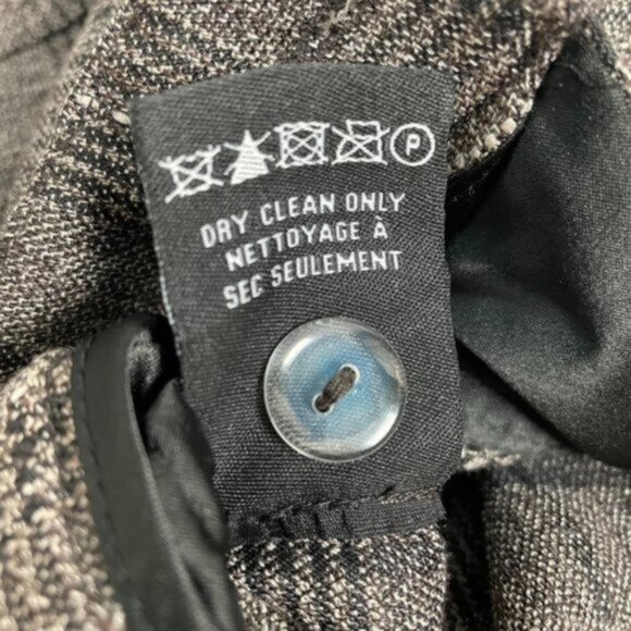 Le Chateau Montreal Pants Trousers Sits At The Waist Slim Leg Plaid NWT - Picture 4 of 7